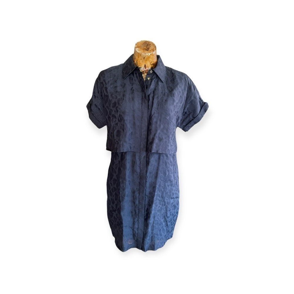 Scotch & Soda Maison Scotch blue dress XS short sleeve